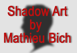Jaquette du tour Shadow Art de Mathieu Bich, où un ombre se transforme à vue... 