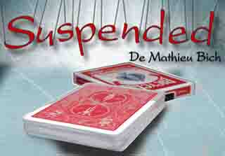 Suspended de Mathieu Bich , une suspension magique entre votre jeu de carte et l'etui